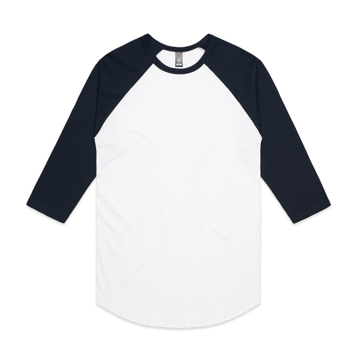 As Colour Raglan T-Shirt with Front Print