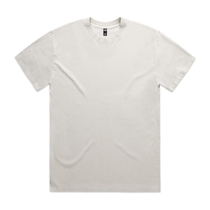 As Colour Heavy Faded T-Shirt with Front and Back Print
