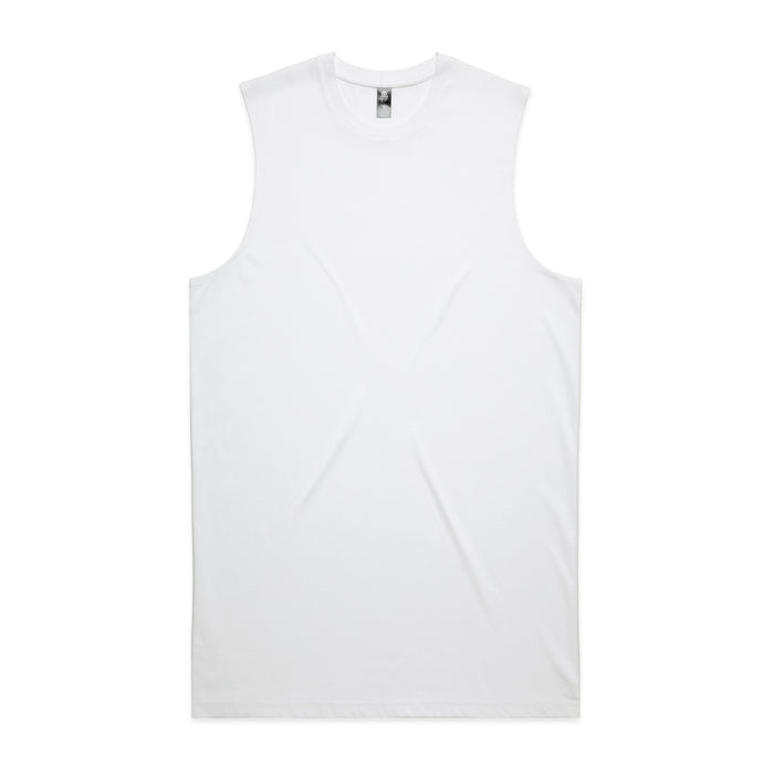 As Colour Staple Tank with Front Print
