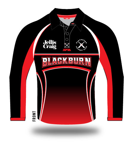 Blackburn CC Junior On-Field Long Sleeve Playing Polo