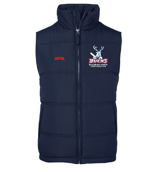 Blackburn North United CC Puffer Vest