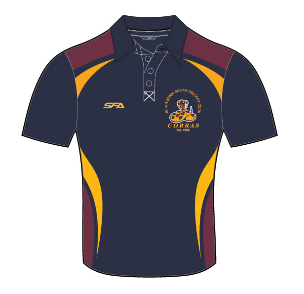 Blackburn South CC 60th Anniversary Short Sleeve Social Polo