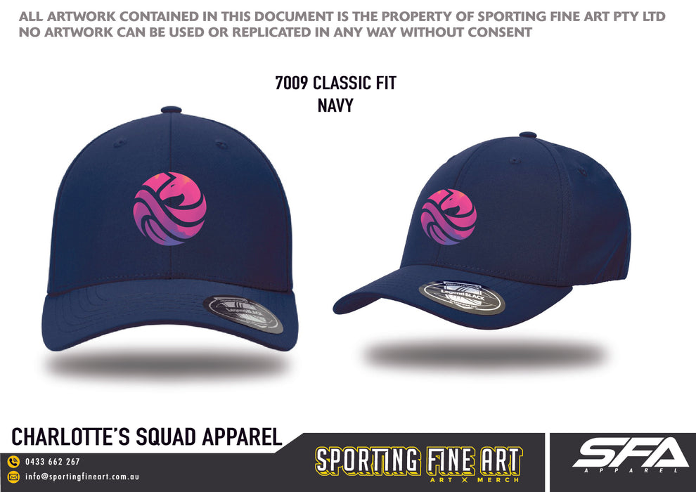 Charlotte's Squad Navy Classic Fit Cap