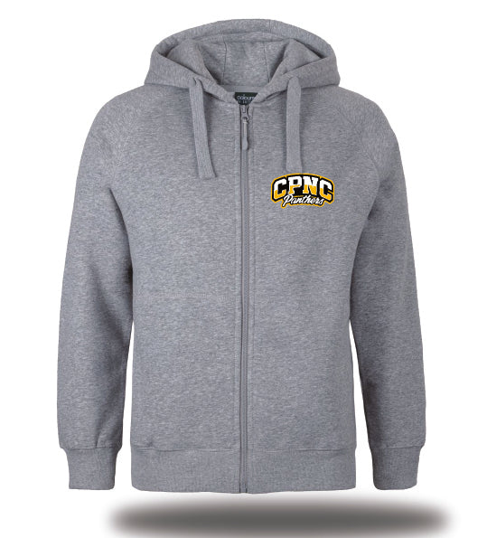 Chirnside Park NC Full Zip Grey Marle Cotton Hoodie
