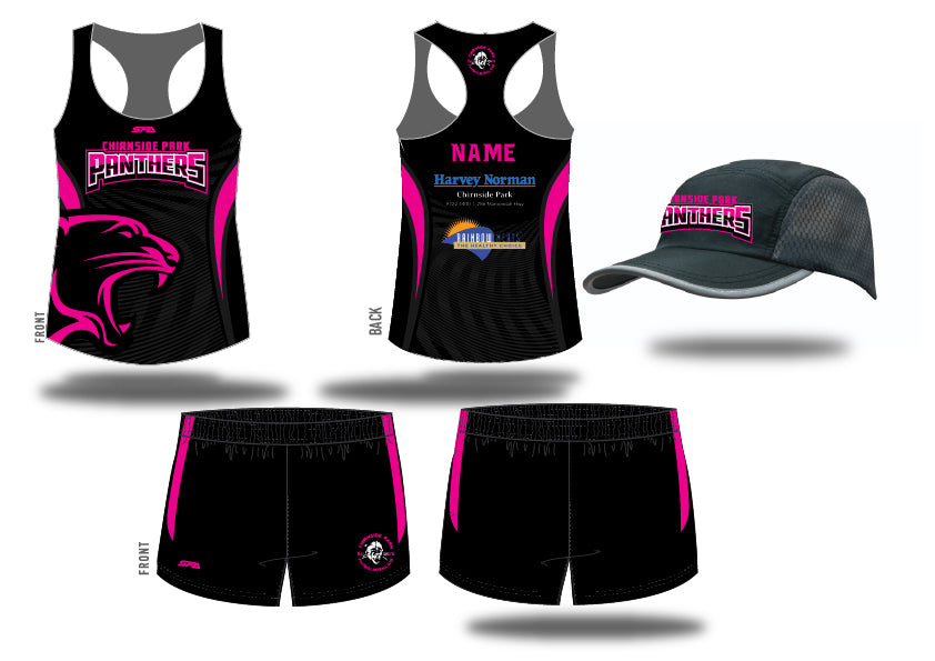 Chirnside Park FNC Pre-Season Women's Pink Singlet Training Pack