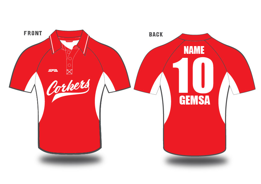 Corkers Softball Playing Shirt