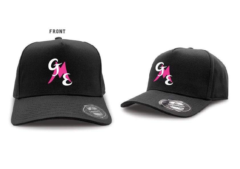 Glen Eira Moorabbin Softball Black A-Frame Cap