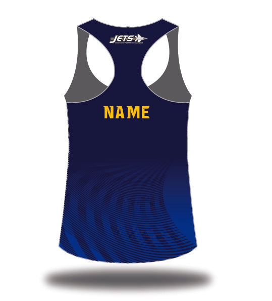 Heathmont FNC NAVY Women's Racerback Singlet