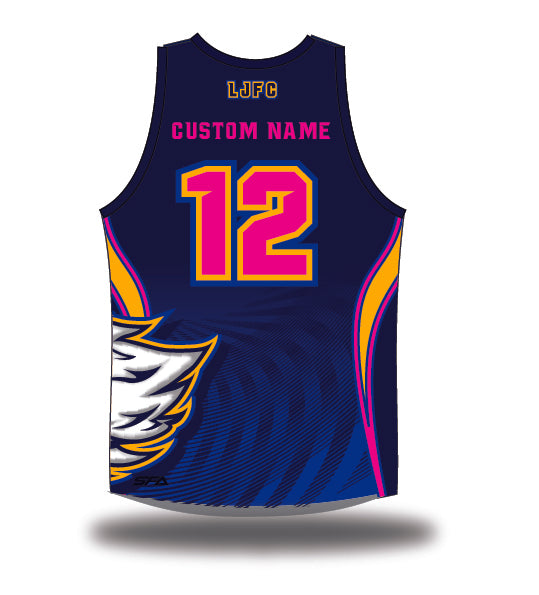 Lilydale JFC Sublimated Pink Training Singlet