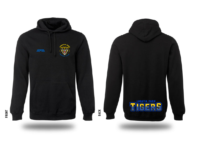Lusatia Park Cricket Club Black Cotton Hoodie
