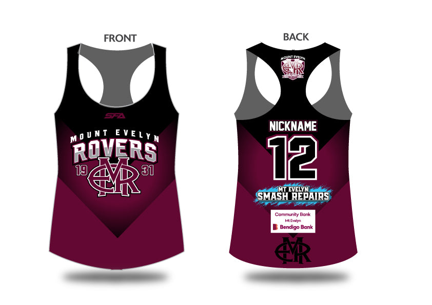 Mount Evelyn FNC Women's Racerback Singlet