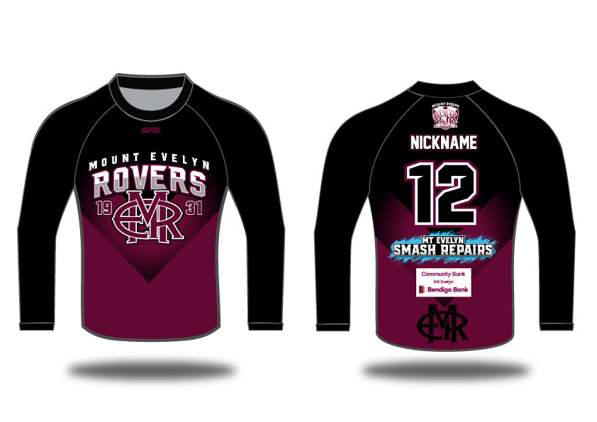 Mount Evelyn FNC Sublimated Long Sleeve Training T-Shirt