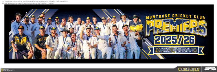 Montrose CC 2025/26 Club Premiership Bar Runner