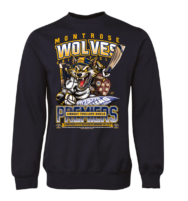 Montrose CC Linsday Trollope 2025/26 Premiers Navy Crew Sweat