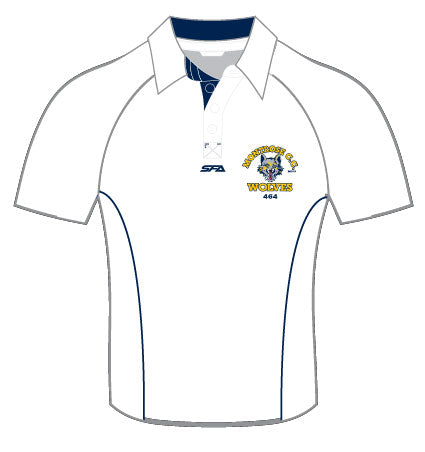 Montrose CC Short Sleeve Playing Polo (Two Day Whites)