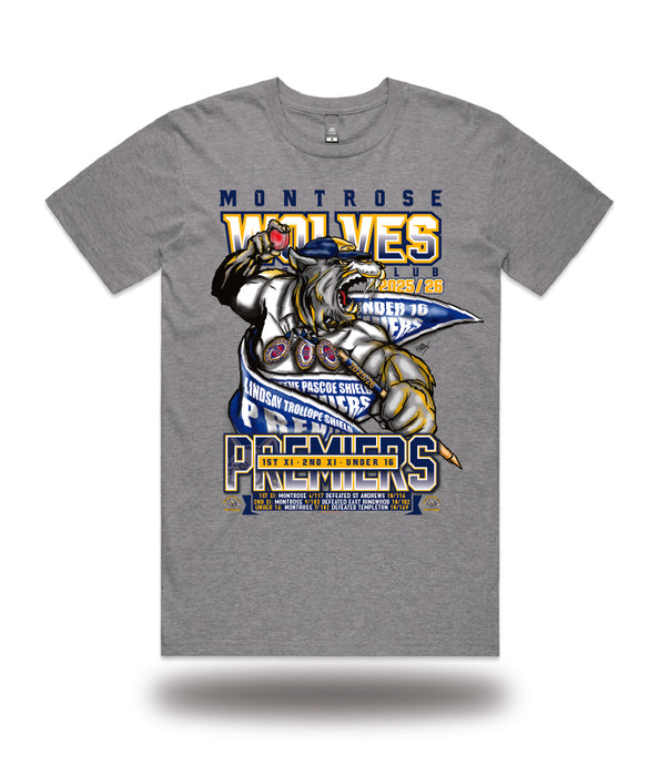 Montrose CC 2025/26 Club Treble Premiership T-Shirt
