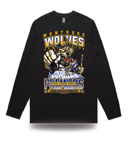 Montrose CC 2025/26 Steve Pascoe Long Sleeve Premiership T-Shirt