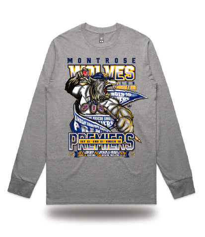 Montrose CC 2025/26 Club Treble Long Sleeve Premiership T-Shirt