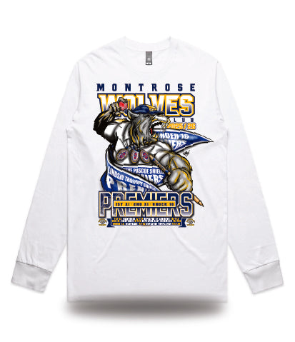 Montrose CC 2025/26 Club Treble Long Sleeve Premiership T-Shirt