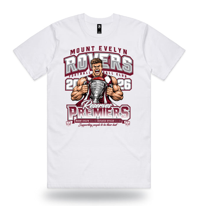 Mount Evelyn FNC Reserves 2026 Premiership T-Shirt