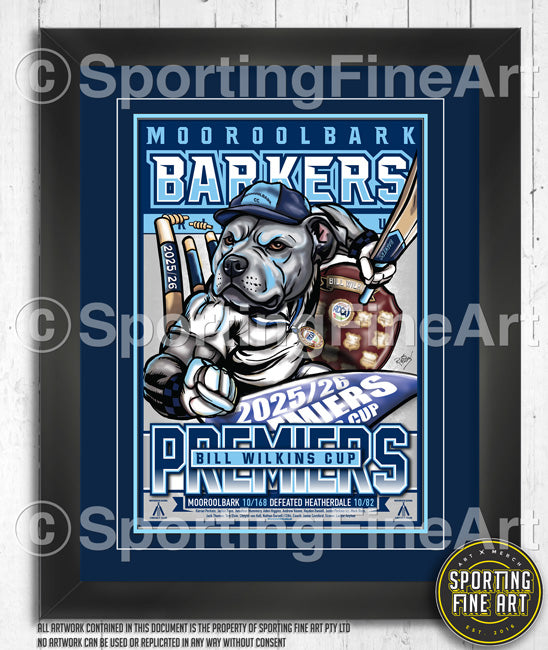 Mooroolbark CC 2025/26 Premiership Poster