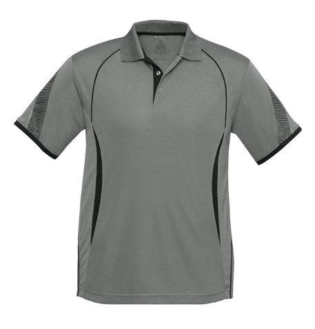 Razor Short Sleeve Polo with Front and Back Print