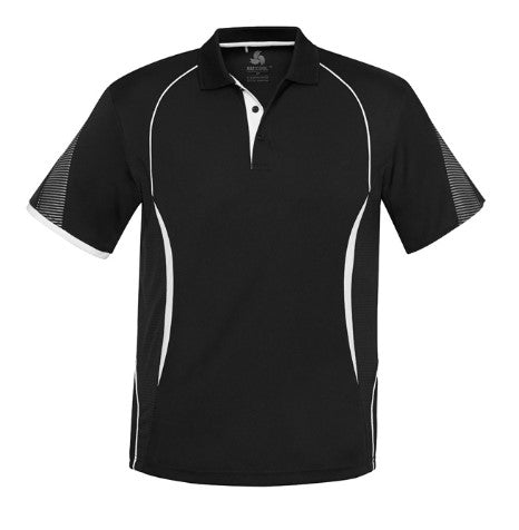 Razor Short Sleeve Polo with Front Print