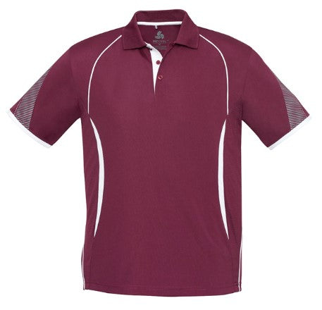 Razor Short Sleeve Polo with Front Print