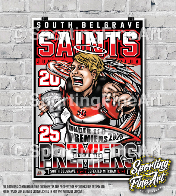 South Belgrave JFC Under 11 Boys 2025 Premiership Poster