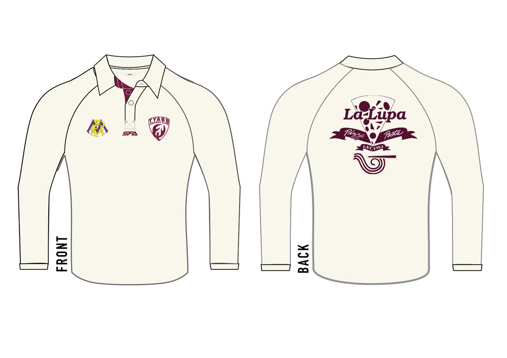 Tyabb CC Long Sleeve Playing Polo (Two Day)