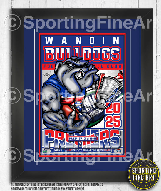 Wandin FNC 2025 Premiership Poster