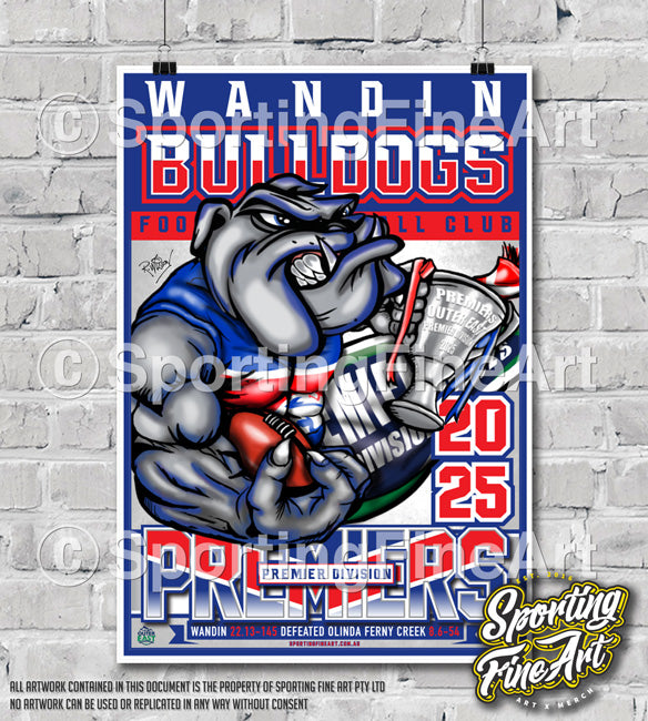 Wandin FNC 2025 Premiership Poster
