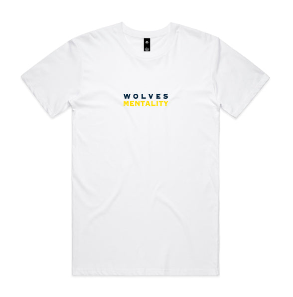 Wolves Mentality Short Sleeve Cotton T-Shirt