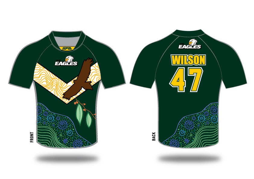 Yarra Junction FNC Indigenous Sublimated Warm Up T-Shirt