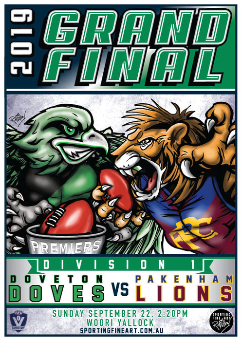Outer East Division 1 Grand Final Poster
