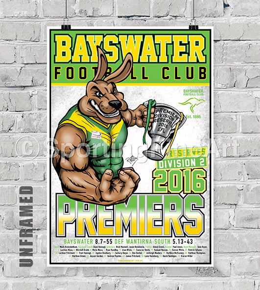 Bayswater FC Reserves Premiership Poster
