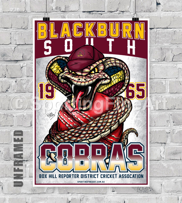Blackburn South CC Club Poster