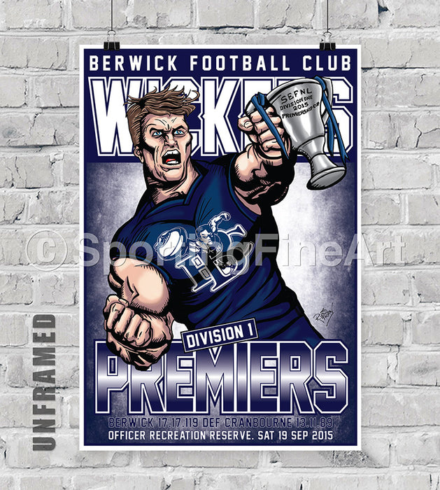 Berwick FC 2015 Premiership Poster
