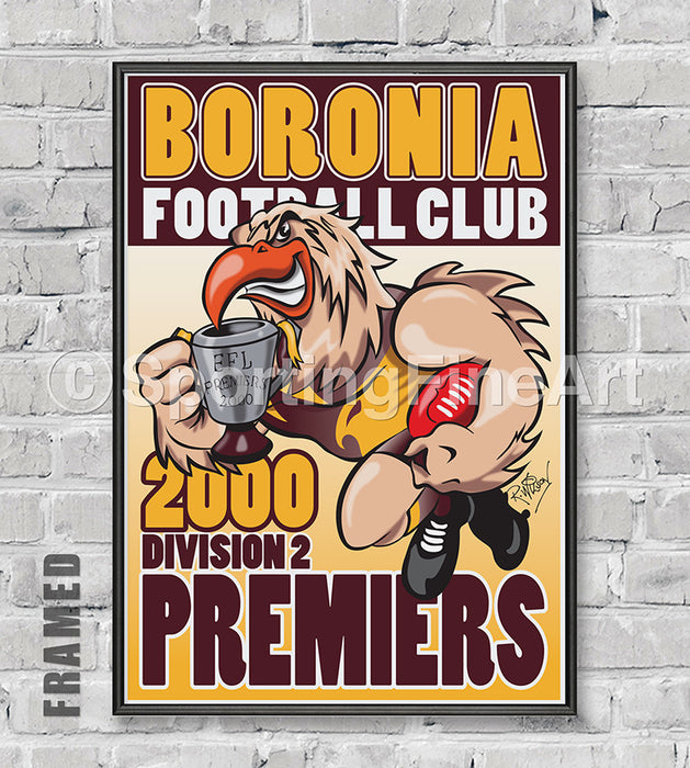 Boronia Football Club 2000 Premiership Poster