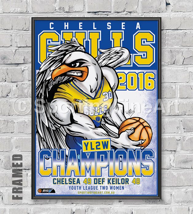 Chelsea Gulls 2016 Championship Poster