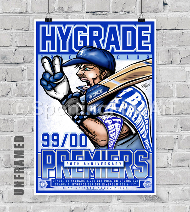Hygrade CC 1999/00 Premiership Poster