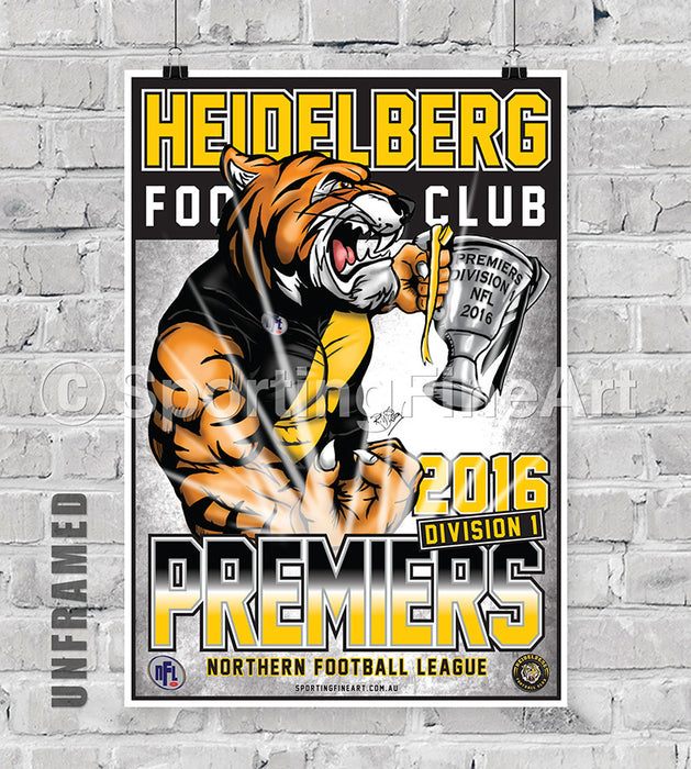 Heidelberg FC Premiership Poster