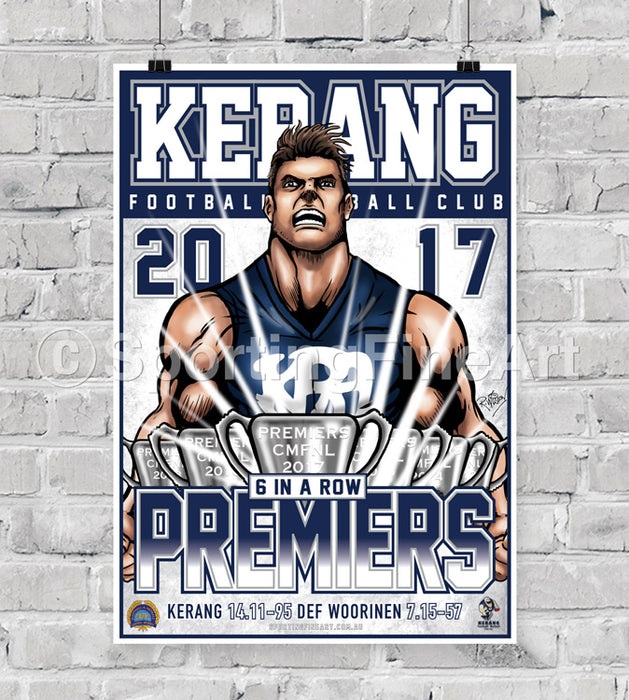 Kerang Football Club 2017 Premiership Poster