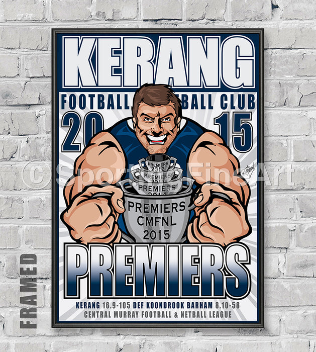 Kerang Football Club 2015/16 Premiership Poster