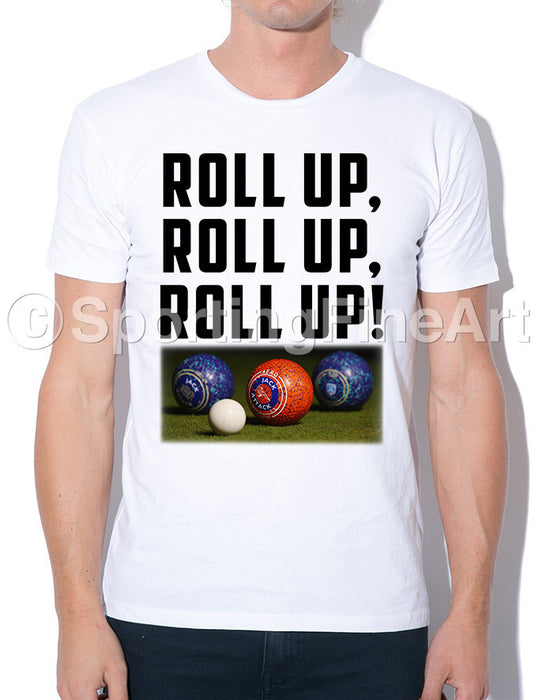 Roll Up Lawn Bowls Tee