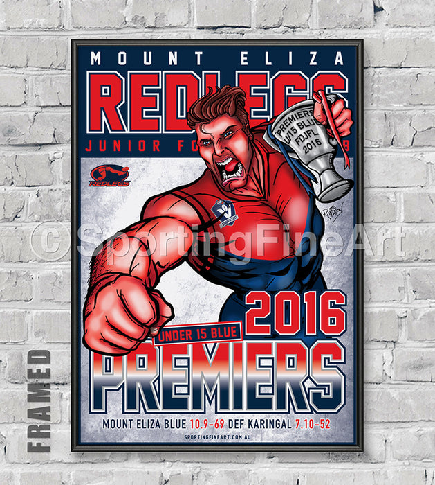 Mount Eliza JFC U15 2016 Premiership Poster