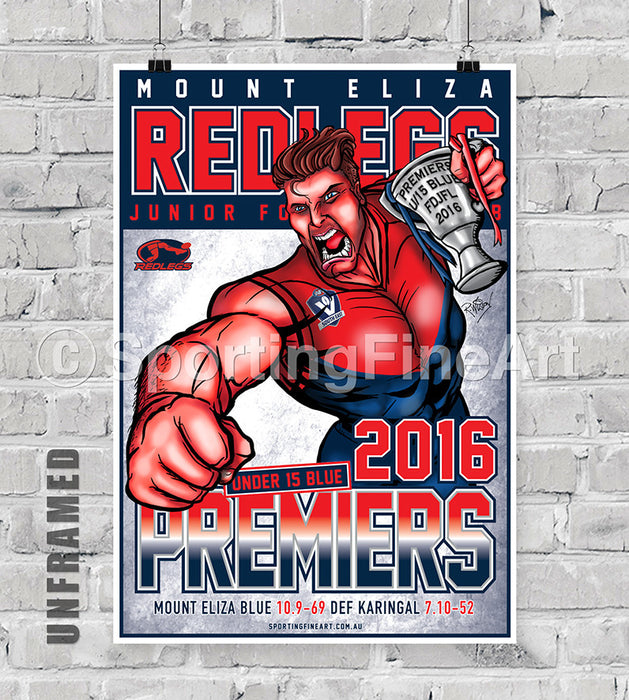Mount Eliza JFC U15 2016 Premiership Poster