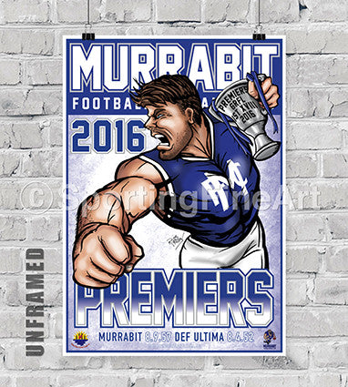 Murrabit Football Club 2016 Premiership Poster