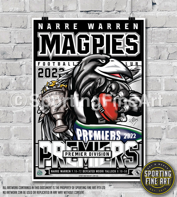 Narre Warren FNC 2022 Premiership Poster