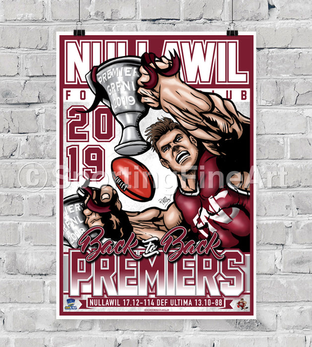 Nullawil Football Club 2019 Premiership Poster